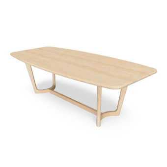 The HILDA Dining Table in white oak