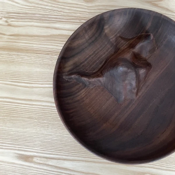 Wooden collectible bowl