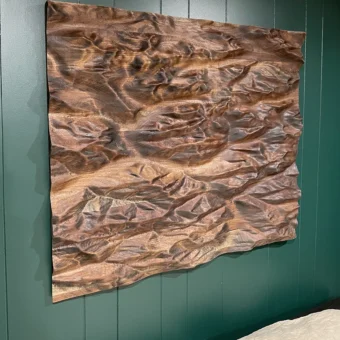Custom made wall collectible handcrafted from wood