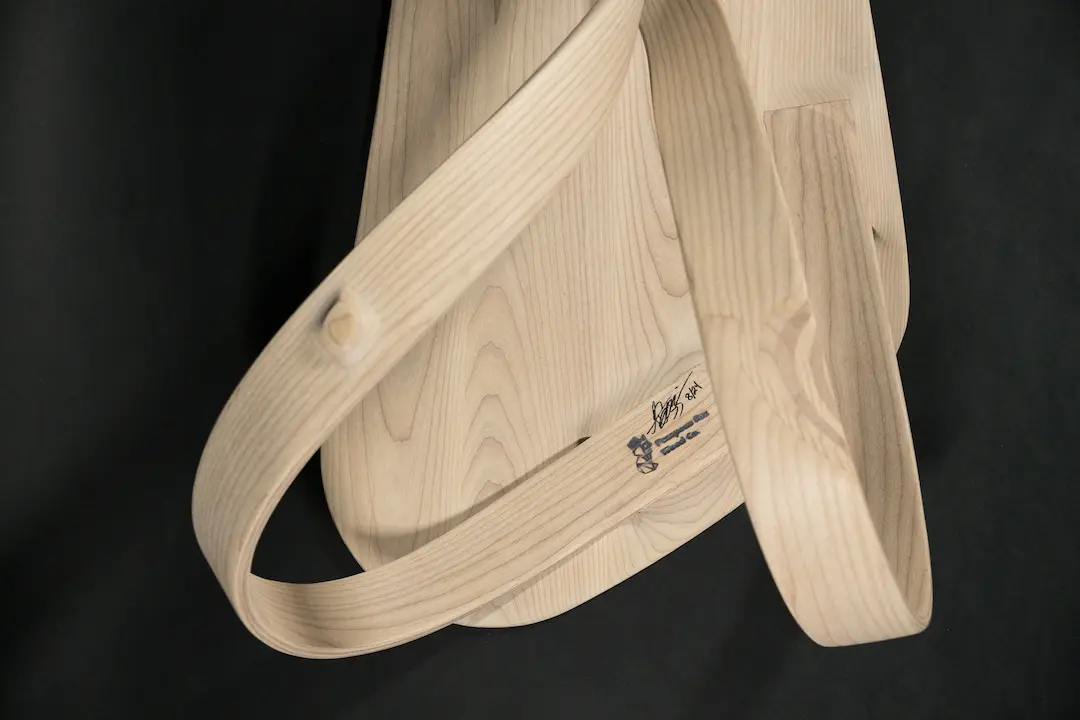 Base of the bent wood coffee table